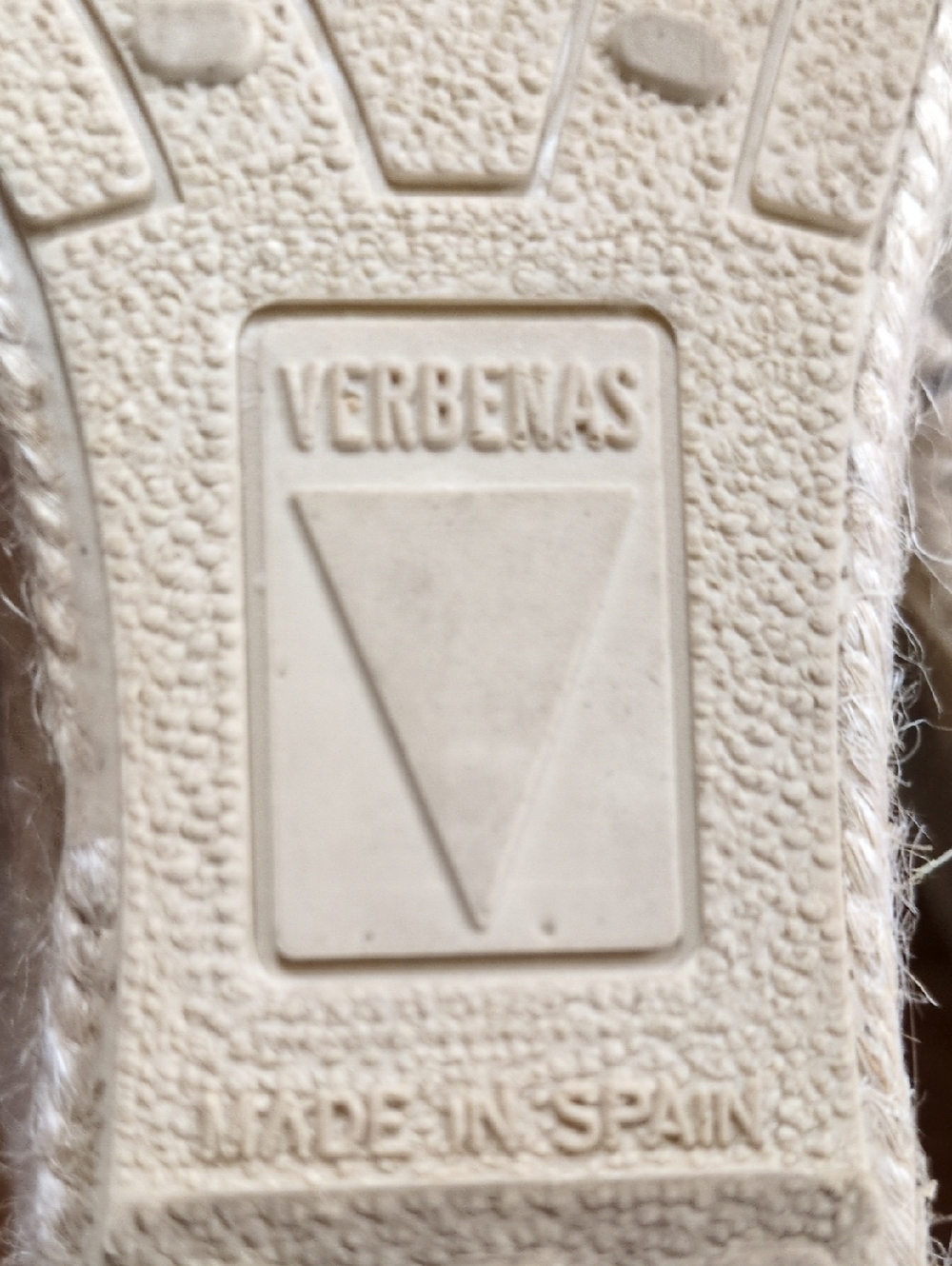 Verbenas Taupe Suede Espadrille Wedge Shoes Size 39 - Picture 8 of 13